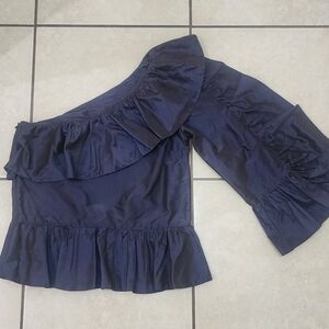 New Goretty Medina One Shoulder Top, Size Extra Small.
